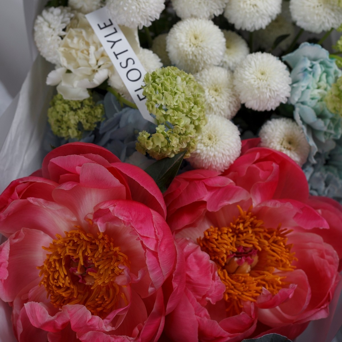 sbornyj buket s pionami i gortenziej  14